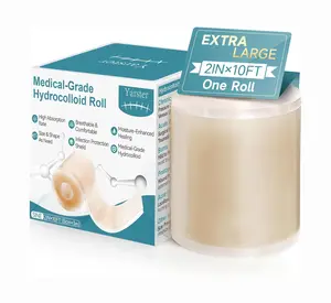 [Buy 1 Get 1 Free] Advanced Hydrocolloid Healing Roll Patch – Medical Grade Invisible Acne & Pimple Patch Tape, Fast Skin Recovery Patch, Waterproof & Absorbent Wound Care Bandage (2in×10ft) Scar Treatment & Skin Repair