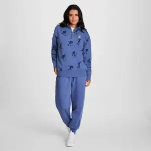 Champion Adult Fleece Motif 1/4 Zip Pullover Sweatshirt