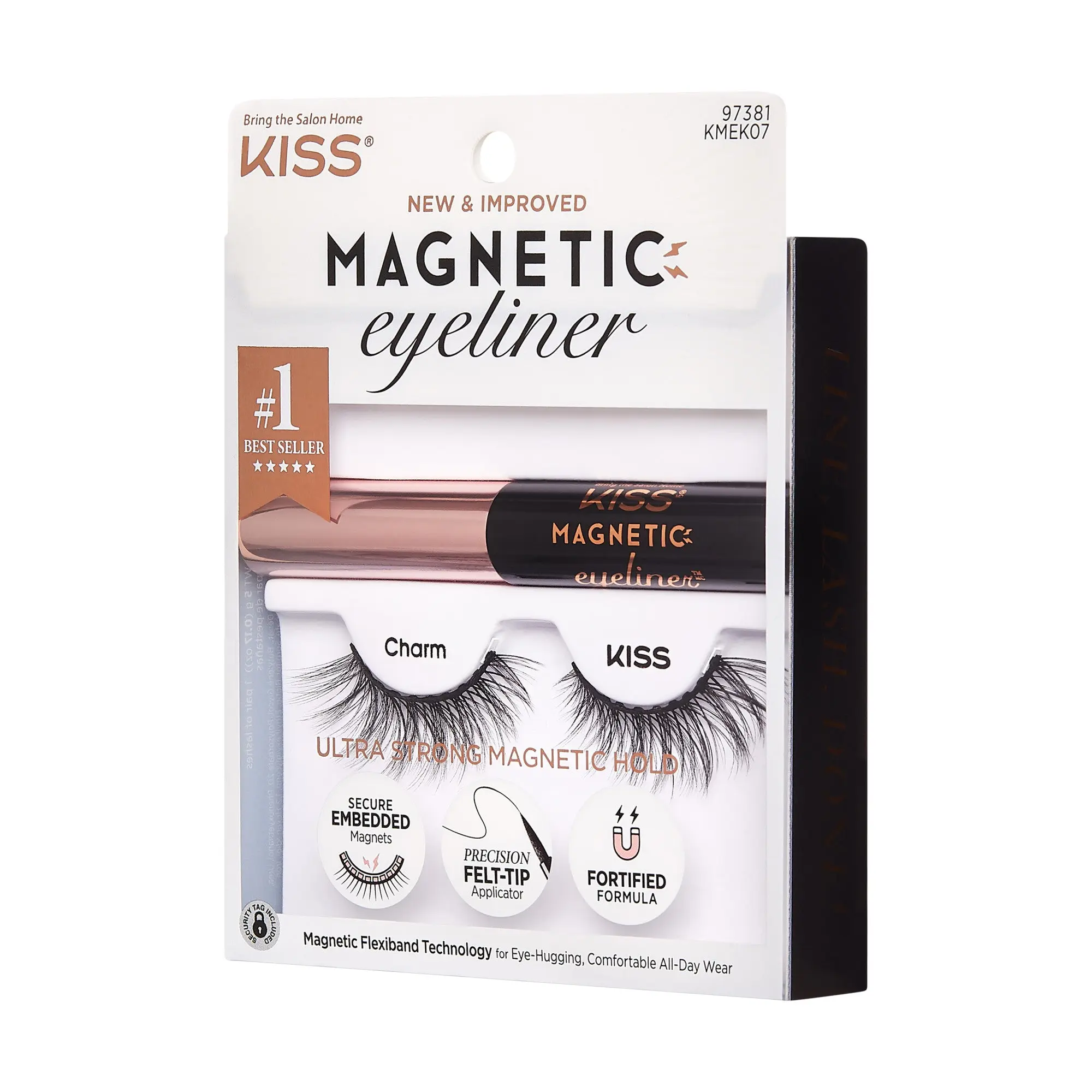 Kiss Magnetic Eyeliner & Lashes - Charm