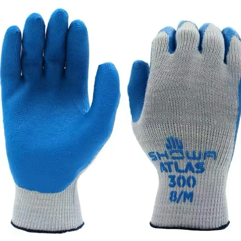 12 Pairs Atlas Fit 300 Antislip Protective Work Gloves - Enhanced Grip, Home Improvement, Construction Work Safety Equipment