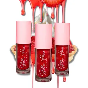 Strawberry Shortcake Lip Gloss- “Berry Dolce” Butter lip Gloss- Deep Pink- Smoothing Butter Formula - Non sticky -Moisturizing Hydrating