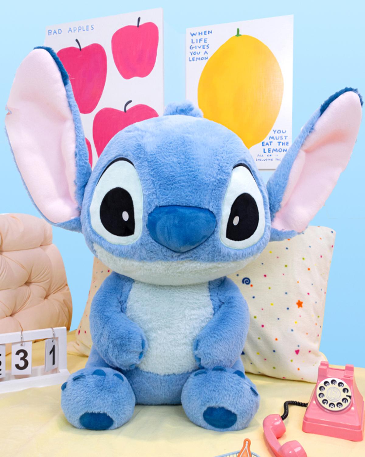 Disney Lilo & Stitch Collection 23.62" Stitch Plush Toy,Soft Huggable Stuffed Animal Cute Plush Toy, Gift for Kids and Disney Fans, Home Decoration,Holiday Gift Birthday Gift