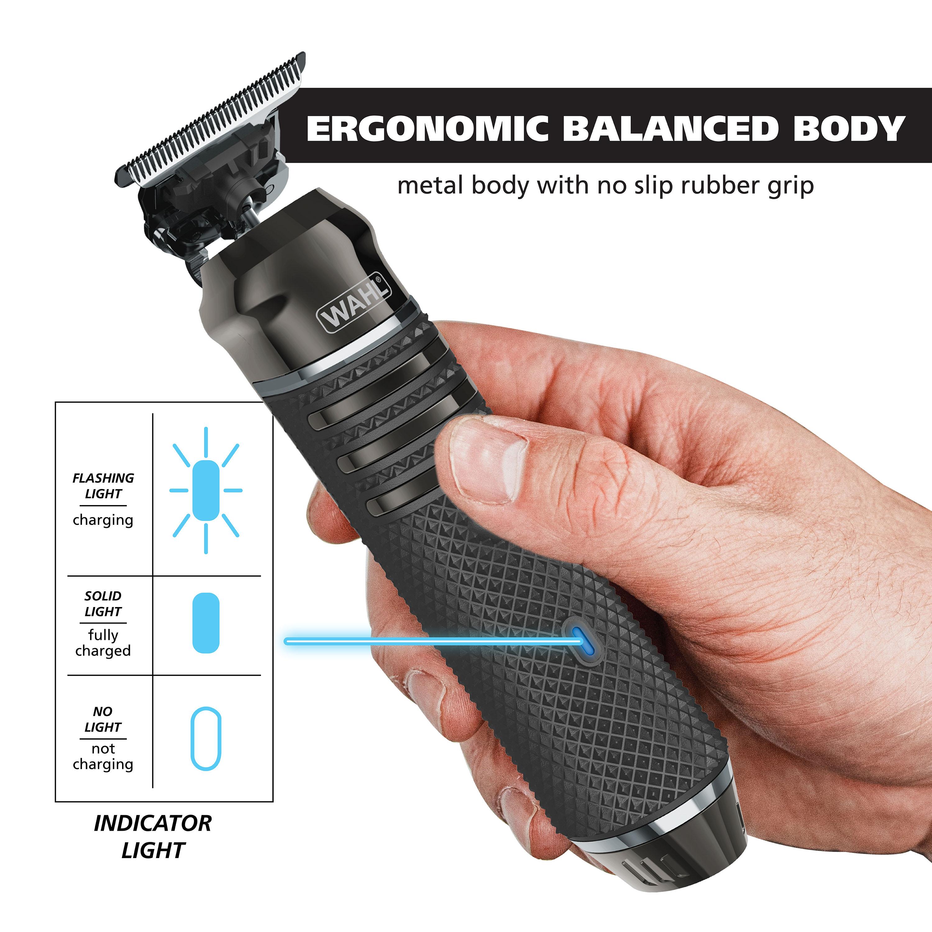 Wahl USA Pro Series High Visibility Trimmer, Skeleton Style , Lithium-Ion Cordless USB Rechargeable All in One Shaving & Close Cutting Beard Trimmer for Men with Near Zero Gap Blade – 3026018