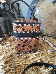 Vanity CaseTooled Crossbody Bag