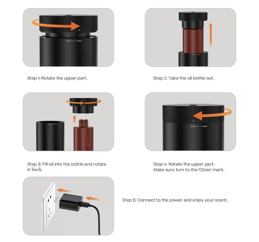 Ultimate Waterless Scent Diffuser for Large Rooms Hotel Use with Remote Timer BPA-Free High Mist Output 3 Top-Rated Oils 1000 SqFt Portable Design LED MoodLighting