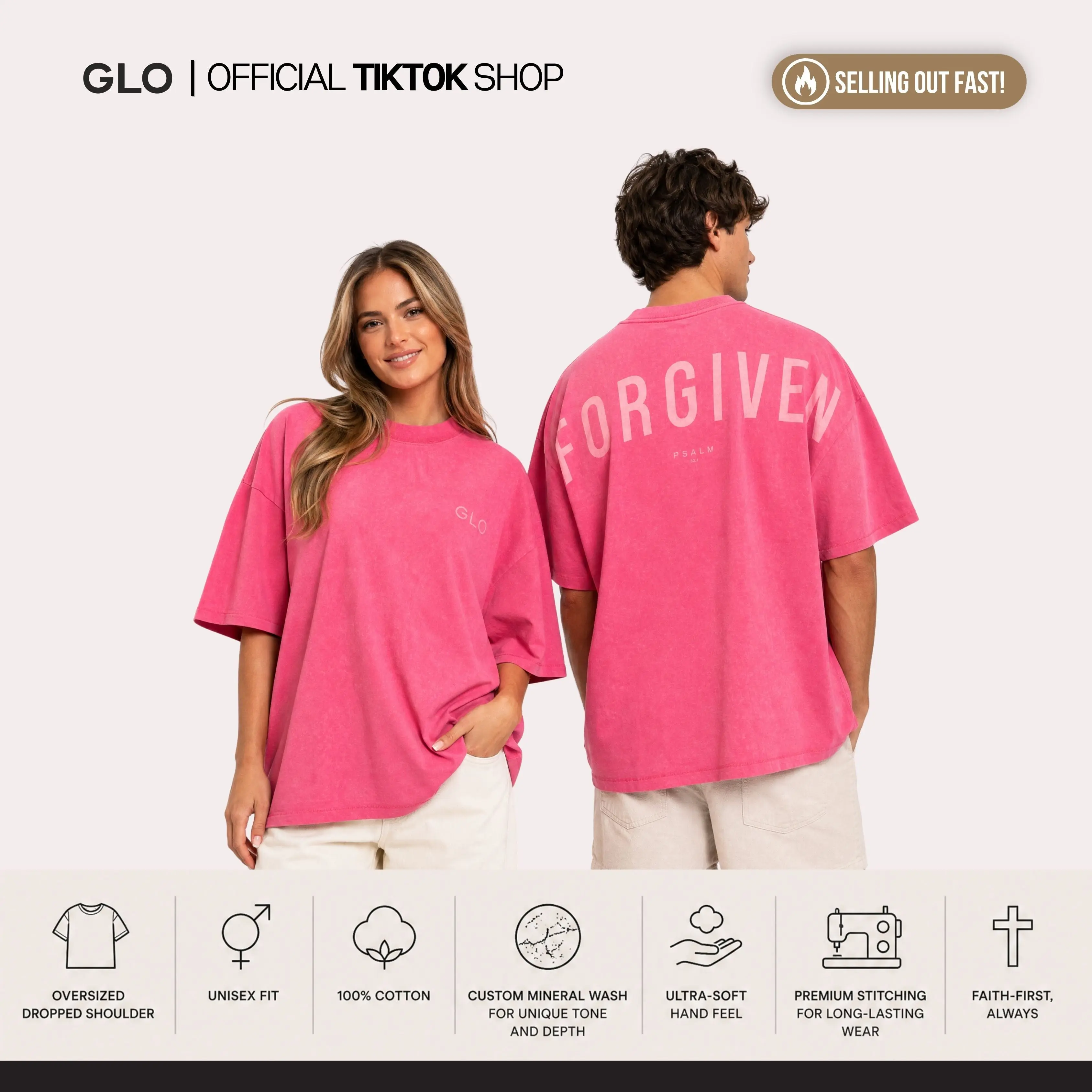 GLO Kingdom Essential Mineral Wash Tee