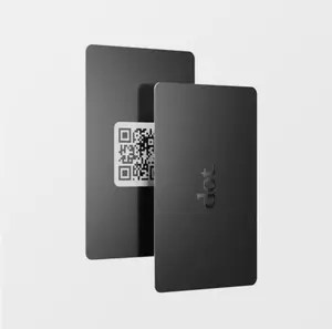 Premium Black Dot Card DOT CARD Black Networking - Business Card Link Tap Card NFC Chip