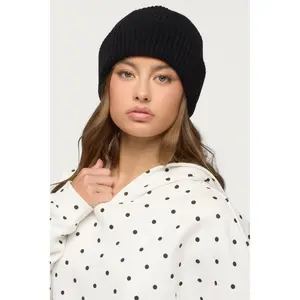Ribbed Knit Beanie