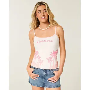 Hollister Callie Reversible California Graphic Cami
