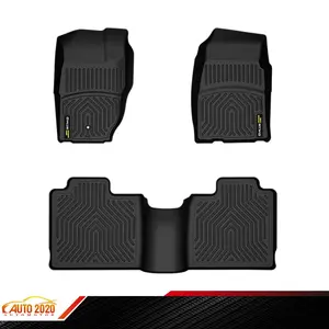 All Weather TPE Floor Mats Fit For 1997-2001 Jeep Cherokee Black 1st & 2nd Rows