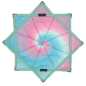 024.Mini - Blue Spiral Pastel Flowstar (Non-UV) 24"