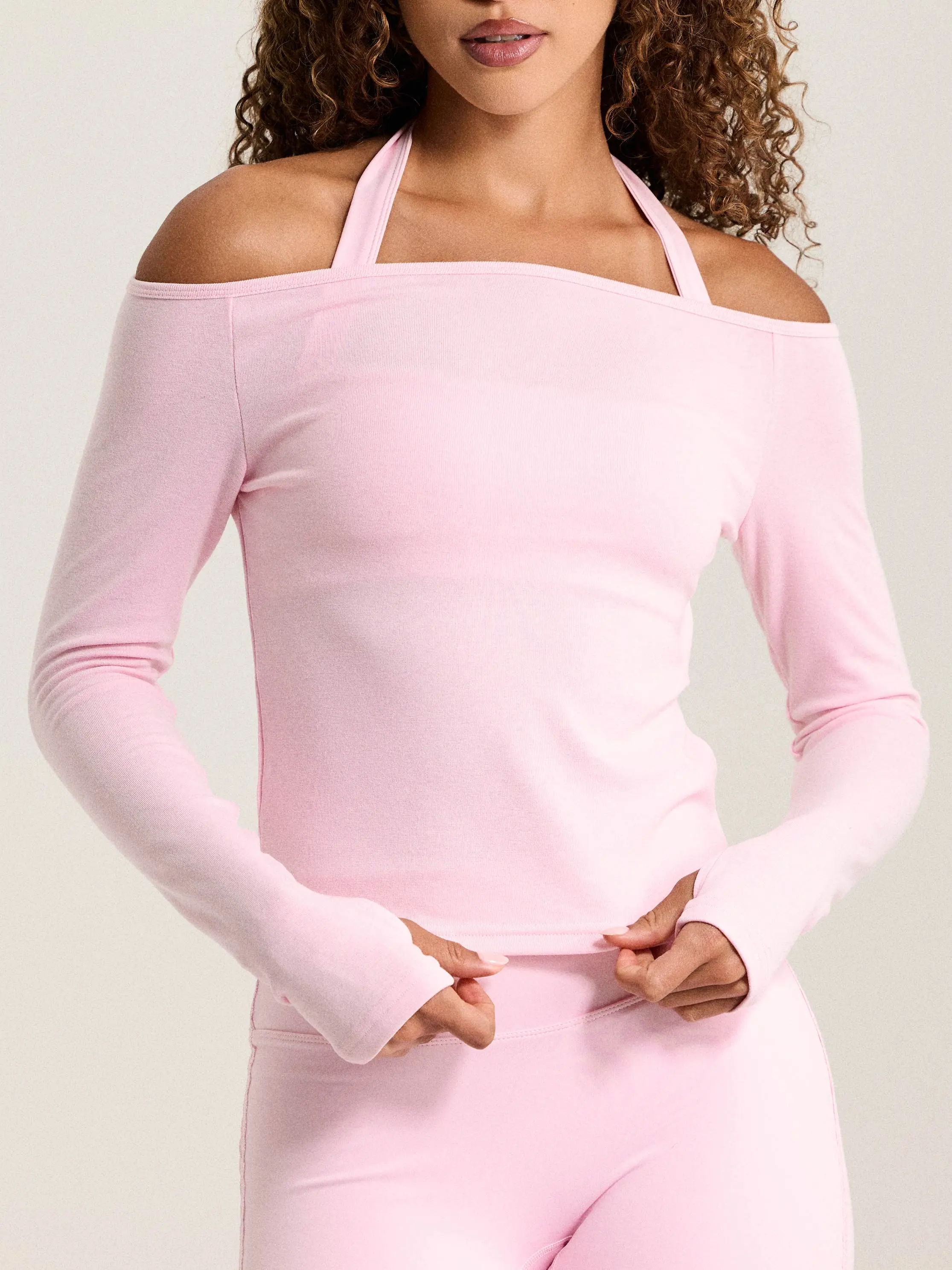 Cover-Up Off the Shoulder Long Sleeve