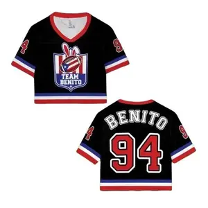 (Launch Deal) Bentito 94 Crop Top Football Jersey, Team 94 Croptop Jersey, PR Game Day Outfit, Gift for Fans, Halftime Fan Jersey for Women, For Her