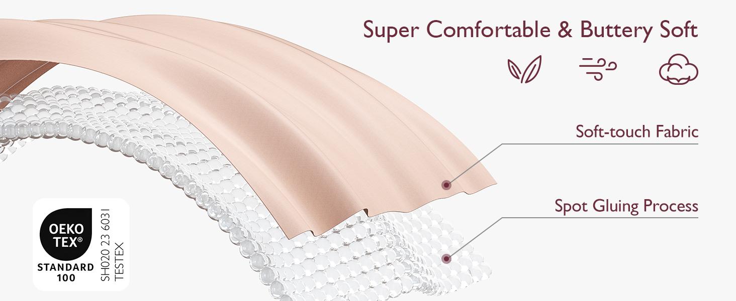 Momcozy M-3XL Nursing Bras for Breastfeeding YN21 Seamless Ultra Comfort Maternity Bra Natural Shape Pregnancy Sleep Bralette with One-hand Access Nursing Clips，B