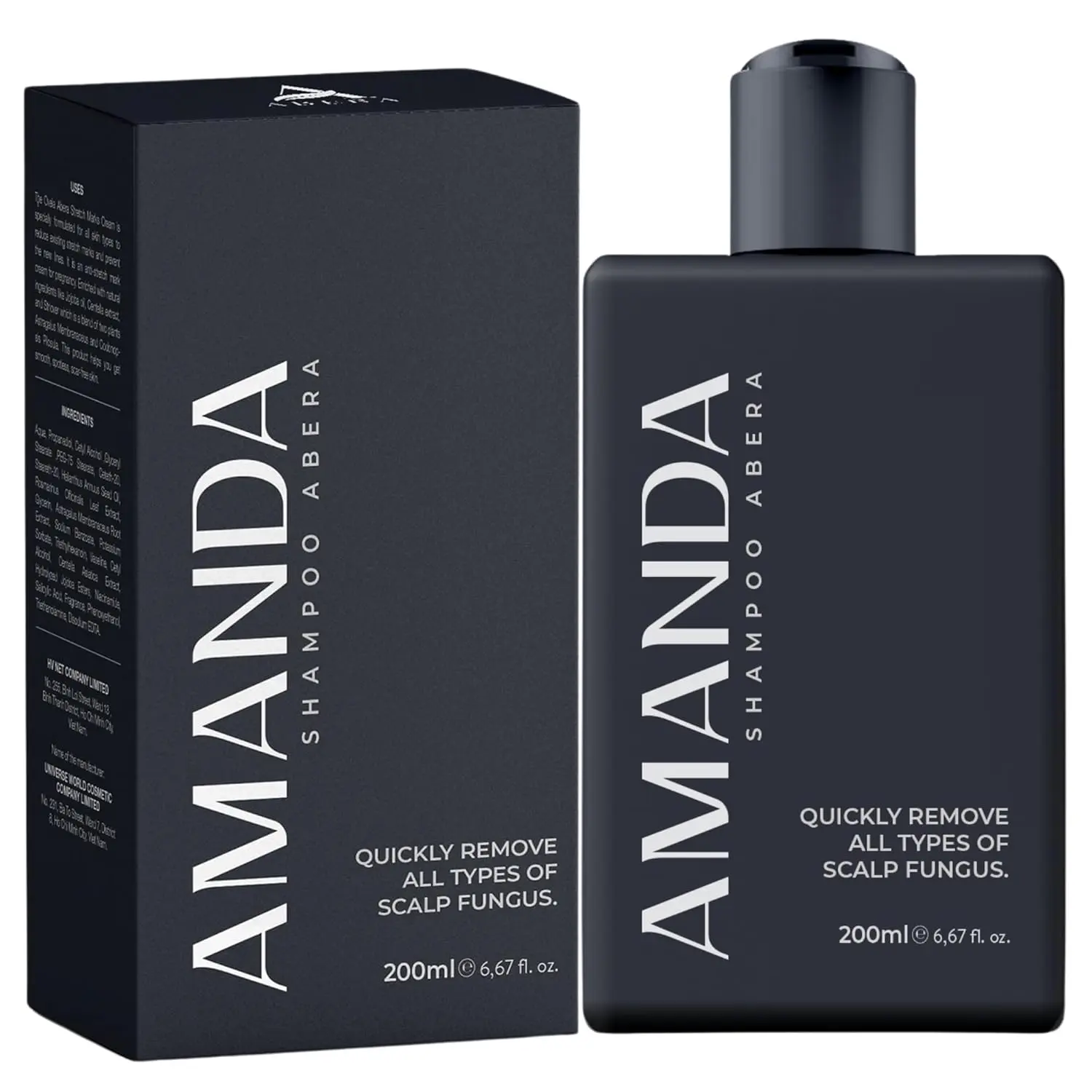 Abera Amanda Anti-Dandruff Shampoo for Stronger Hair & Healthier Scalp, Nourishes, Get Rid of Dandruff