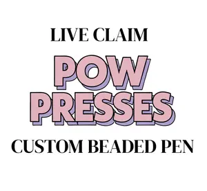 Custom Beaded Pen LIVE CLAIM