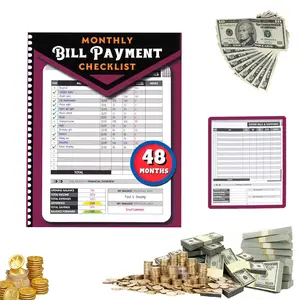 48-Month Budget Planner Notebook Monthly Bill Payment Tracker Expense Tracker Financial Organizer Money Management Budget Tracking Notebook Personal Finance Planner for Home Office Use