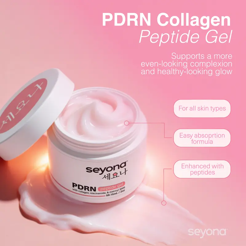 Seyona PDRN Jelly Peptide Serum | Matrixyl 3000, Collagen, Niacinamide | Pink Glow Skincare