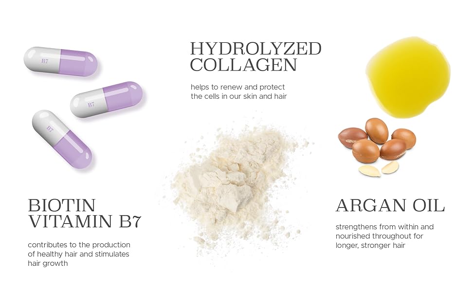 Luseta Biotin & Collagen Shampoo & Conditioner for Pro Growth - Thickening Shampoo for Thinning Hair and Hair Loss - Infused with Argan Oil to Repair DamagedDry Hair - Sulfate Free Paraben Free-2 x 16.9 fl oz