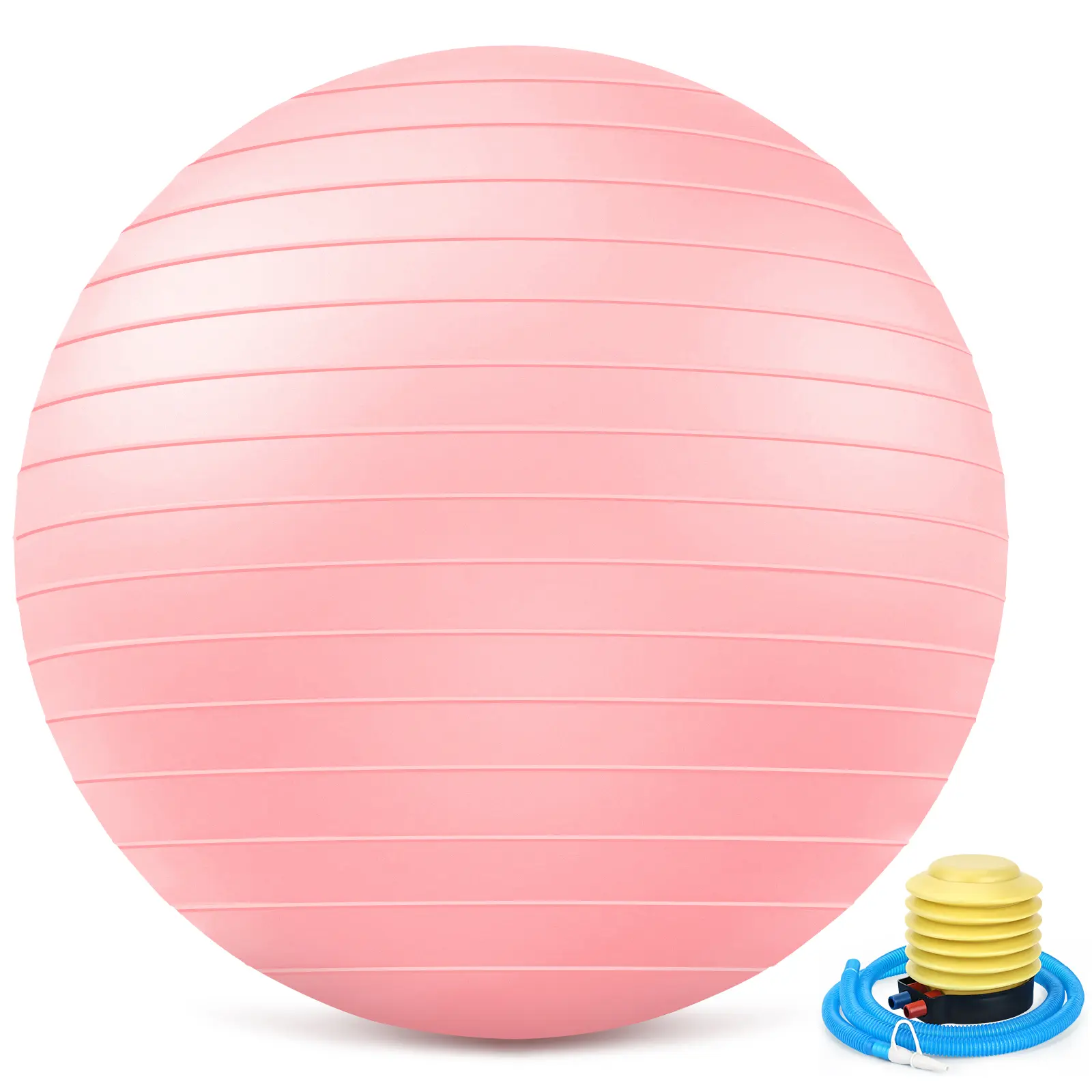 Anti Burst Exercise Ball, Yoga Ball Suitable for Pilates, Core Training and Balance, Birthing Ball for Workout Pregnancy Stability, 3 Sizes