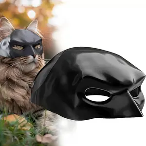 Cute cat mask for Halloween, Christmas, Easter - animal themed plastic masquerade costume accessories, plush, masks