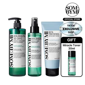 Full Body Miracle Repair Set - 3-Step Routine for Hyperpigmentation & Body Acne - Salicylic Acid & Niacinamide - Soothing Centella - Korean Skincare