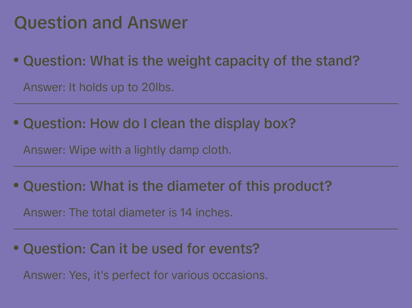 14" Round Acrylic Transparent Fillable Display Box Cake Stand, Clear Pedestal Riser With Hollow Bottom