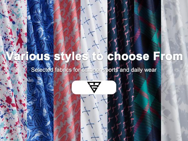 M MAELREG Mens Printed Golf Polo Long Sleeve Performance Fit Dry Fit Fall Golf Shirt Casual Athletic Top  Fashion Menswear SpringStatements