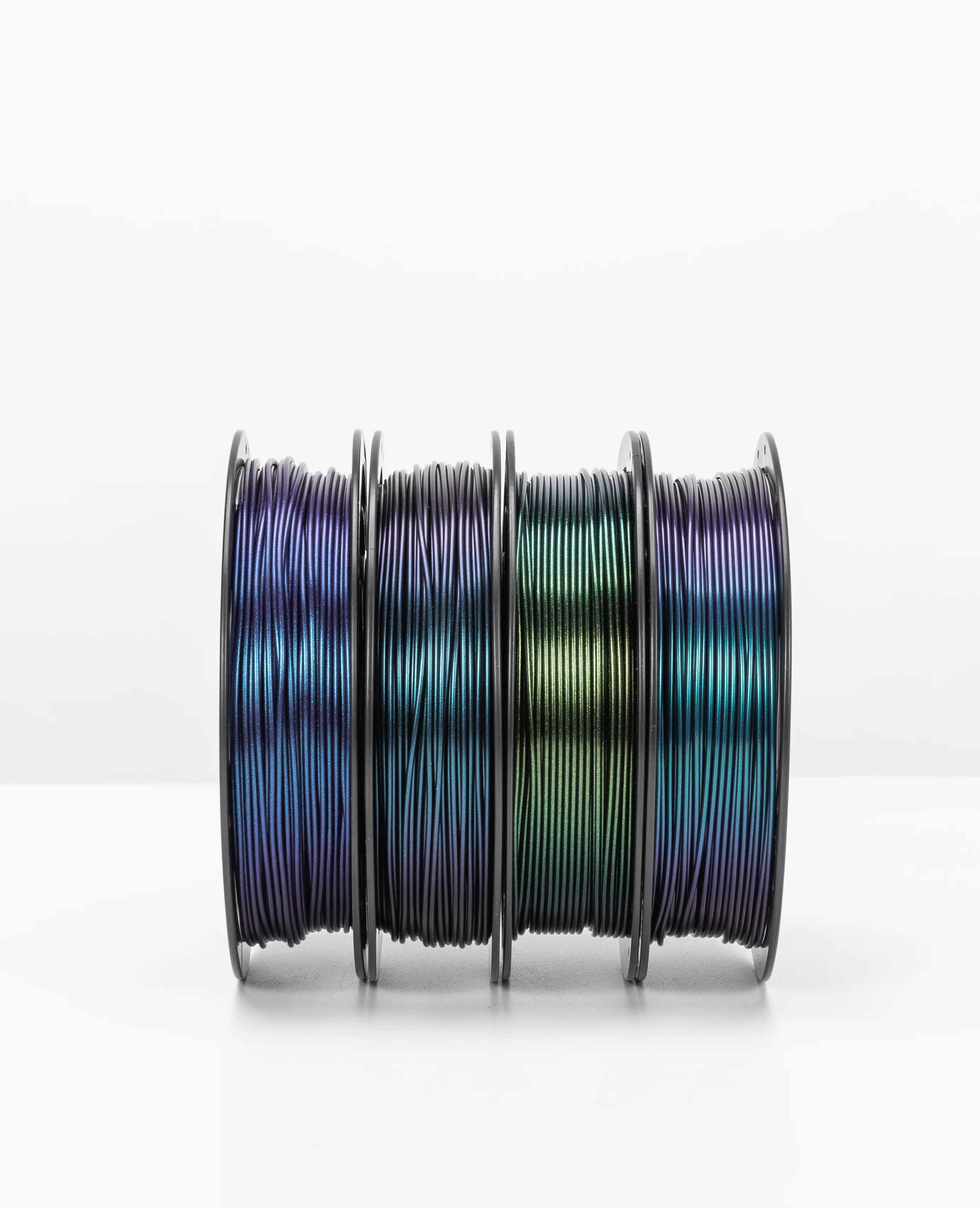 PLA 3D Printer Filament 250g,PLA PrintingFilament Starry Sky Series Pla 1.75mm , toksen3d Chameleon Twilight Black/Burnt Titanium/Opal Gold Green/Royal Green-250g 3D printing pen filament