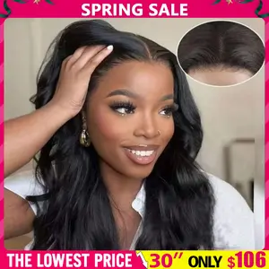 [NEW] 30 Inch Ready And Go 9x6 Glueless Wigs Real Human Hair Pre Cut Lace Front Wigs Human Hair Body Wave Human Hair Wig For Women Wigs