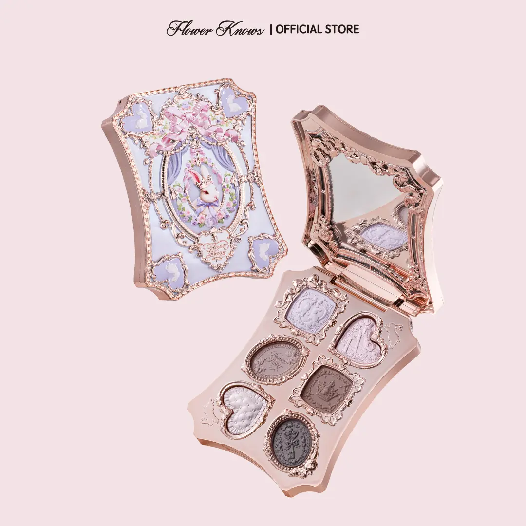 Flower Knows Bunny Garden Collection 6-Color Makeup Palette, Velvet-Matte Perfection, Soft-Focus Finish, Effortless Glide & Blend, All-Day Comfort, #summerwins, #DealsForYouDays