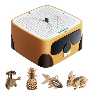 Safe Cardboard Cutter for Kids Creative Arts & Crafts, Educational STEAM & STEM Toy for 3+ Boys and Girls, Upcycled Power Cutting Tools for Hands-On Family & School Projects