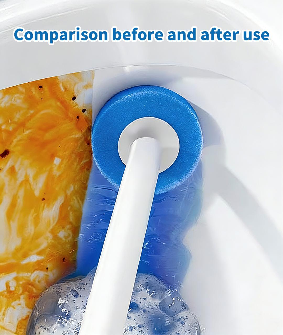 SOPAMI Toilet Scrubber Kit with Self-Cleaning Disposable Pads – No Pre-Rinse, No Mess, No Odor , Simplifies Bathroom Hygiene SOPAMI Toilet Scrubber Kit with Self-Cleaning Disposable Pads – No Pre-Rinse, No Mess, No Odor , Simplifies Bathroom Hygiene