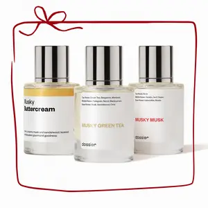 Stay the Night, Dossier, Women Perfume Bundle, 3x50ml, Eau de Parfum, Musky Musk, Musky Buttercream, Musky Green Tea