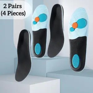 2 Pairs Unisex Orthotic Shoe Insoles with Arch Support & Shock Absorption, Comfort Pain Relief Inserts for Flat Feet, Work Boots & Daily Wear tiktokshopspringglowup,summervibes