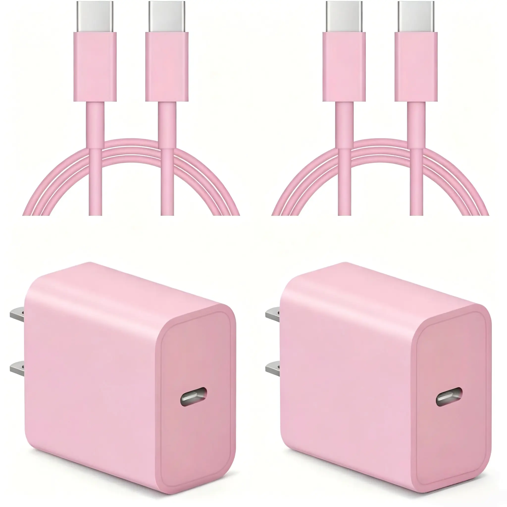 For iPhone 17 Charger - 2 Pack 20W USB C Quick Wall Charger Block With 10Ft Type C to C Cable Compatible with iPhone 17/ 16/16 Pro/16 Pro Max/iPhone 15, iPad Pro, Air 5/4, iPad 10/Mini 6