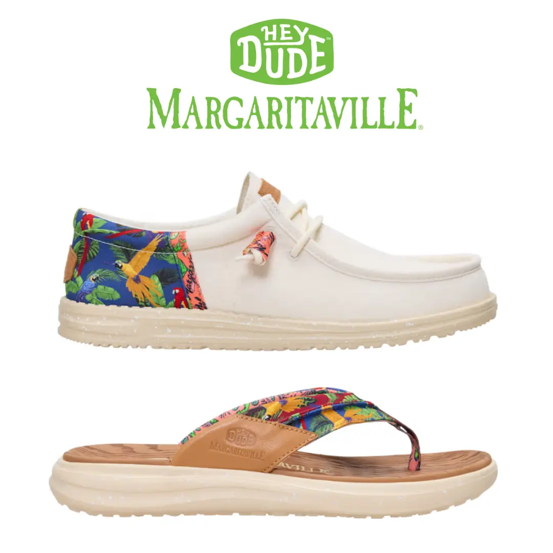 HEYDUDE Margaritaville Collection - Comfortable Slip on Shoes and Sandal