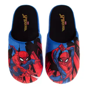 Spiderman Kids' Slippers  Cozy, Plush, and Fun House Footwear (Little Kid / Big Kid)