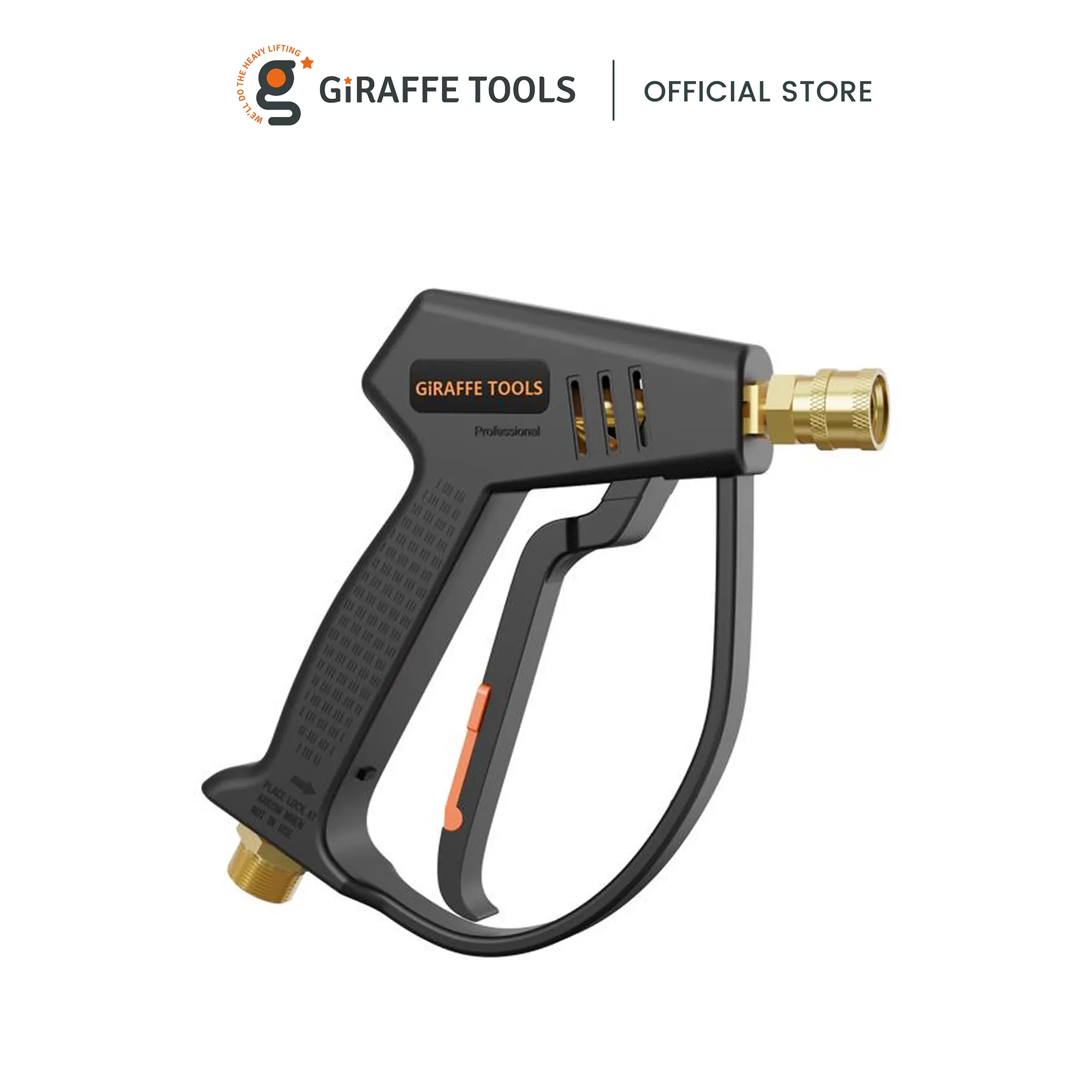 Giraffe Tools High Pressure Washer Short Gun for High Pressure Foam Cannon Car Wash Giraffe Tools High Pressure Washer Short Gun for High Pressure Foam Cannon Car Wash