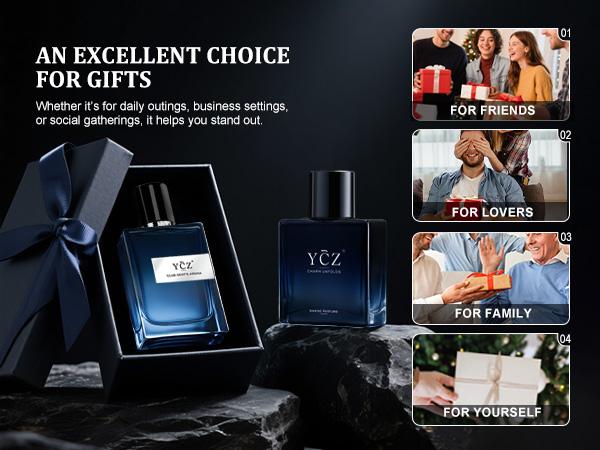 YCZ Classic Fragrance Ensemble - Gentlemen's Long-Lasting Eau De Parfum Spray Set with Marine, Club Gent, Bold Arabian Aromas, Citrus Musk, Amberwood, Top-Selling Cologne, Ideal Gift for Him, Gifts For Him YCZ Classic Fragrance Ensemble - Gentlemen's Long-Lasting Eau De Parfum Spray Set with Marine, Club Gent, Bold Arabian Aromas, Citrus Musk, Amberwood, Top-Selling Cologne, Ideal Gift for Him, Gifts For Him