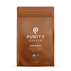 PROTECT: Light-Medium Roast Whole Bean Organic Coffee PROTECT: Light-Medium Roast Whole Bean Organic Coffee