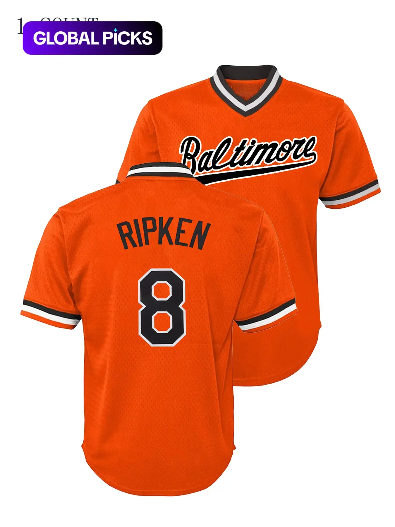 Men's Letter & Number Patched Graphic Embroidered Baseball Jersey, Casual Loose Short-Sleeve V-Neck Top for Fall & Winter, Sportswear for Training & Competition, Exquisite Embroidered Jerseys