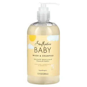 SheaMoisture Baby Wash & Shampoo, Raw Shea, Chamomile & Argan Oil, 13 fl oz (384 ml)