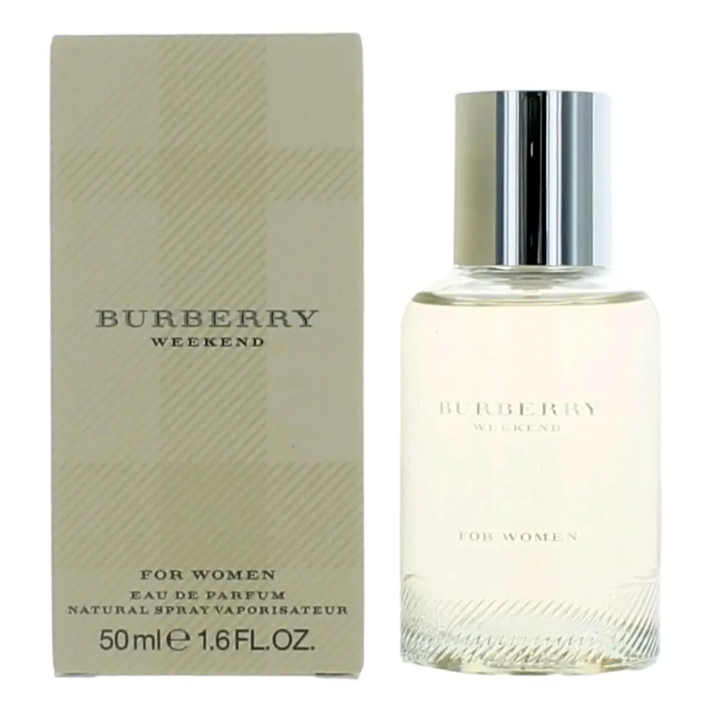 Burberry Weekend Women's Refined EDP Natural Spray - Designer Unisex Fragrance Bottle, 1.6 oz (50ml), Minimalist Box
