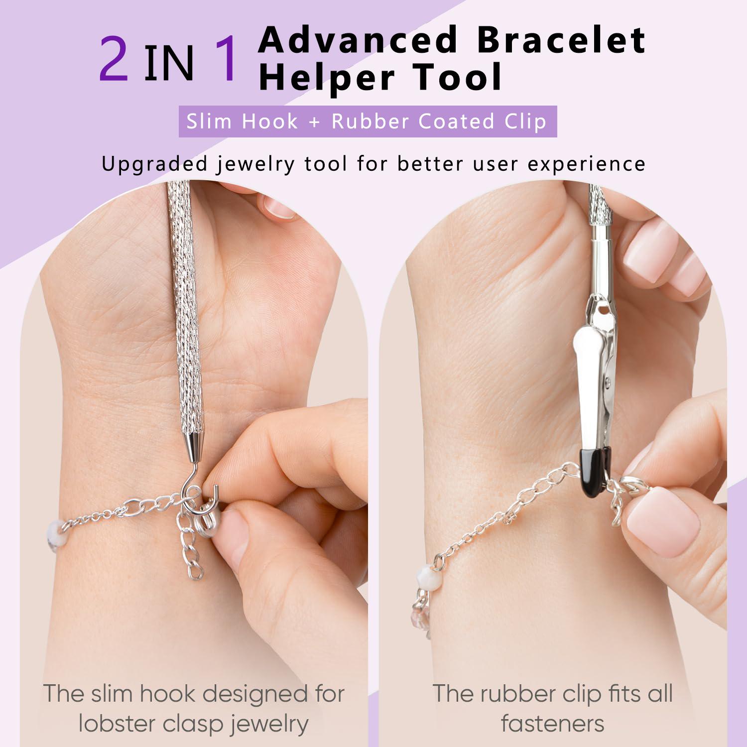Bracelet Helper Tool for Self-Wearing Fastening Assistant Easy to Use Versatile for Various Bracelets User-Friendly Design Ideal for Everyday Use
