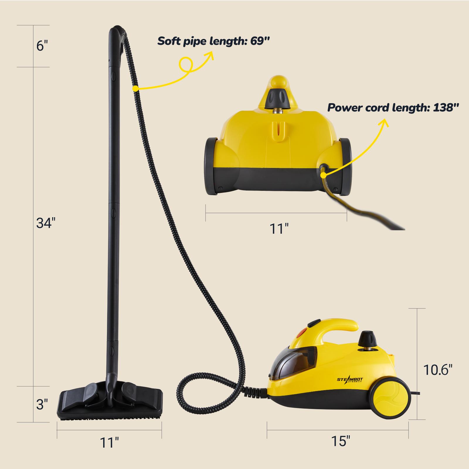 Steambot Steam Cleaner with 2L Large Water Tank Capacity, High Pressure Steam, 28 Accessories ,Chemical-Free Deep Cleaning for House, Kitchen, Bathroom, Car, Multi-Purpose Cleaning, Eliminating Grime & Grease, Steamer for Cleaning,Heavy Duty Deep Cleaning Steambot Steam Cleaner with 2L Large Water Tank Capacity, High Pressure Steam, 28 Accessories ,Chemical-Free Deep Cleaning for House, Kitchen, Bathroom, Car, Multi-Purpose Cleaning, Eliminating Grime & Grease, Steamer for Cleaning,Heavy Duty Deep Cleaning