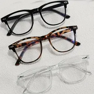 3-Pack Unisex Year 2000 Simple Style Solid Color Glasses - Fashionable Casual Everyday Eyewear, Outdoor Activity Accessory outdoorfun