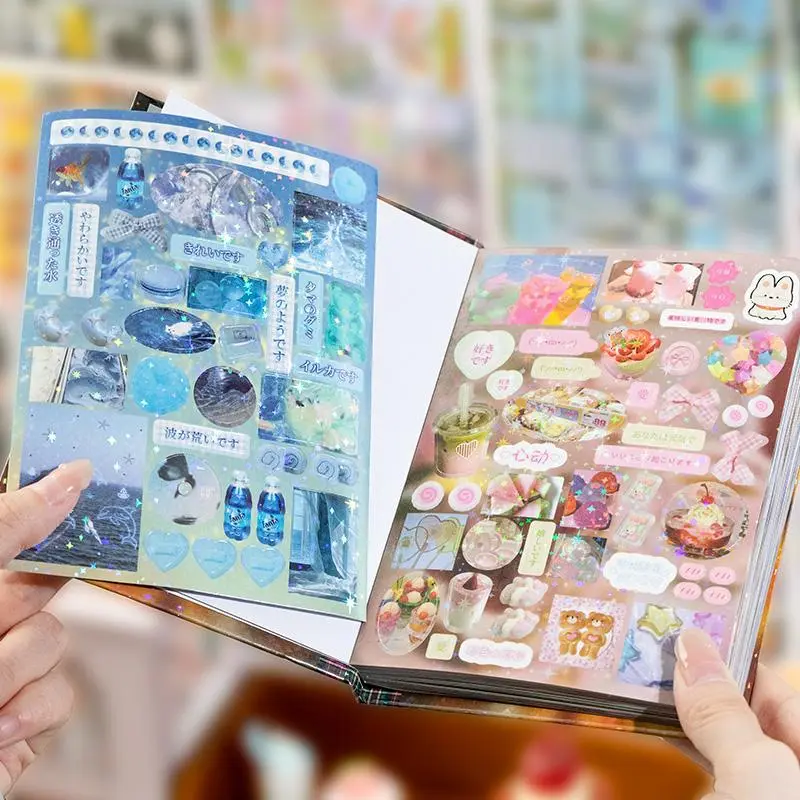 Fantasy Themed Sticker Book, 800+ Romantic Decorative DIY Stickers, Art Stickers for Phone Case, Water Bottle & Diary, Aesthetic Journal Sticker Pack