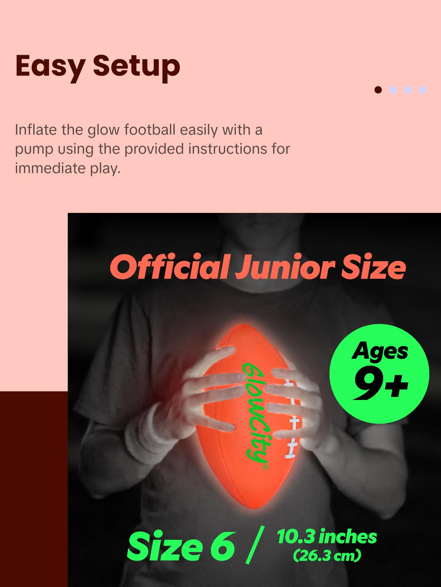 Glow in the Dark Light Up LED Football