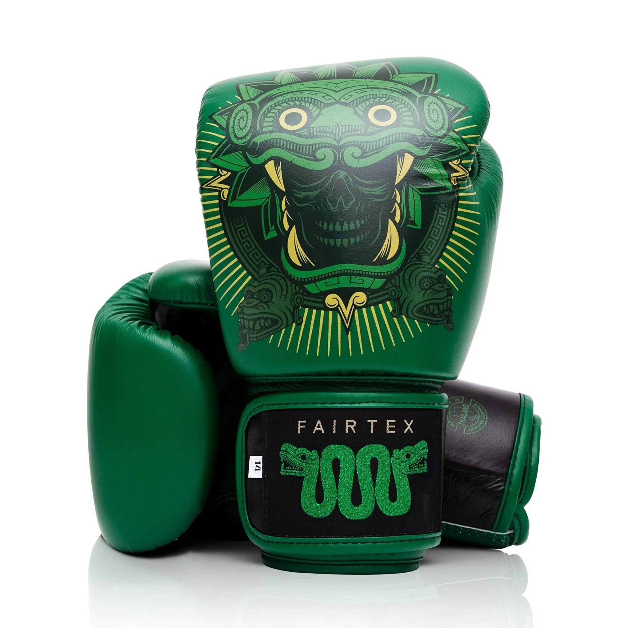 Fairtex Resurrection Syntek Leather Muay Thai Boxing Gloves - Limited Edition Tom Atencio Collaboration, Handcrafted for Durability, Limitededition, Muaythai, Traditionaltechniques, Tomatenciocollaboration